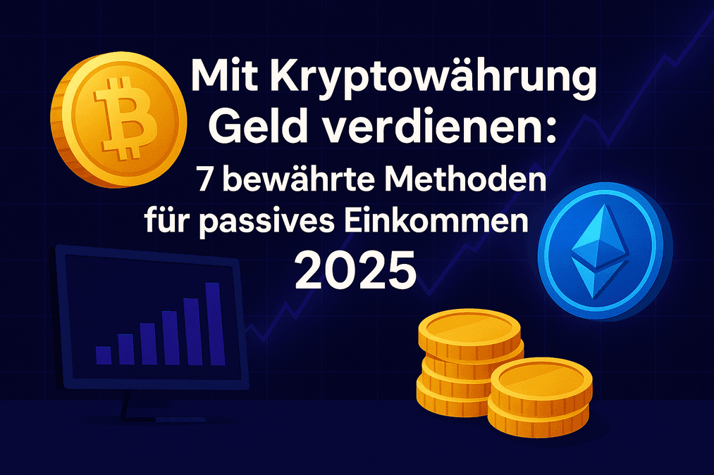 Mit Kryptowährung Geld verdienen: 7 bewährte Methoden für passives Einkommen 2025